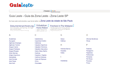 Desktop Screenshot of guialeste.com.br