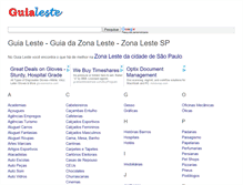 Tablet Screenshot of guialeste.com.br